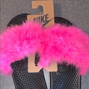Nike custom slides, Women’s 9